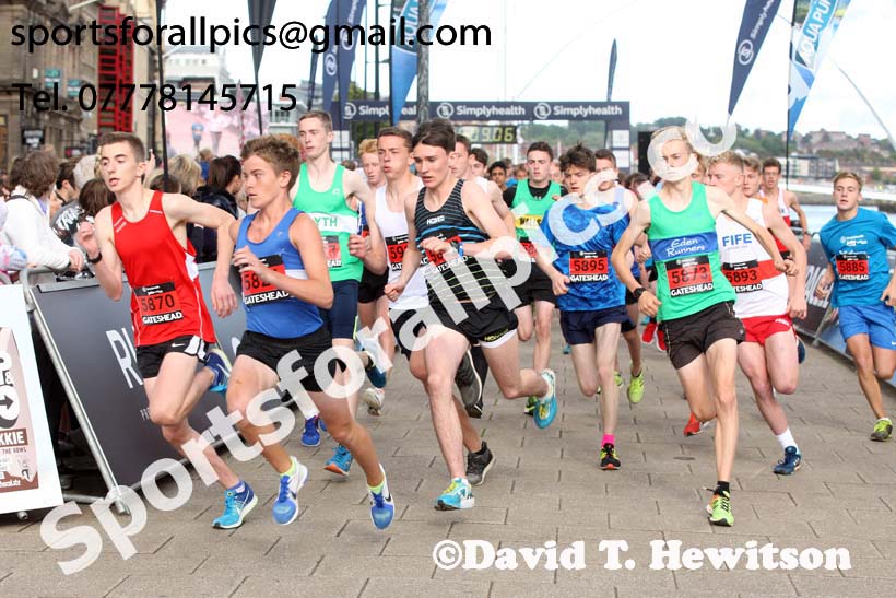 Simplyhealth Junior Great North Run. Photo: David T. Hewitson/Sports for All Pics